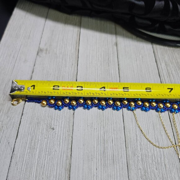 Handmade 18k gold Plated Fallout Vault 101 Inspired Victorian Waterfall Necklace - Picture 10 of 12